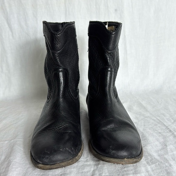 Frye Shoes Frye Cara Roper Black Leather Size 9.5 - Picture 5 of 13